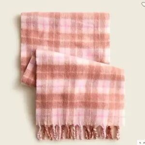 J.crew pink wool scarf